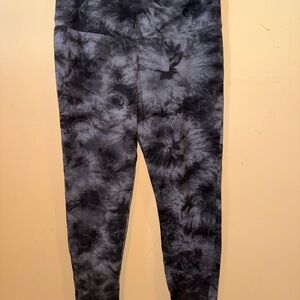 Rachel Zoe Women's Tie-Dye Leggings - Black and Gray